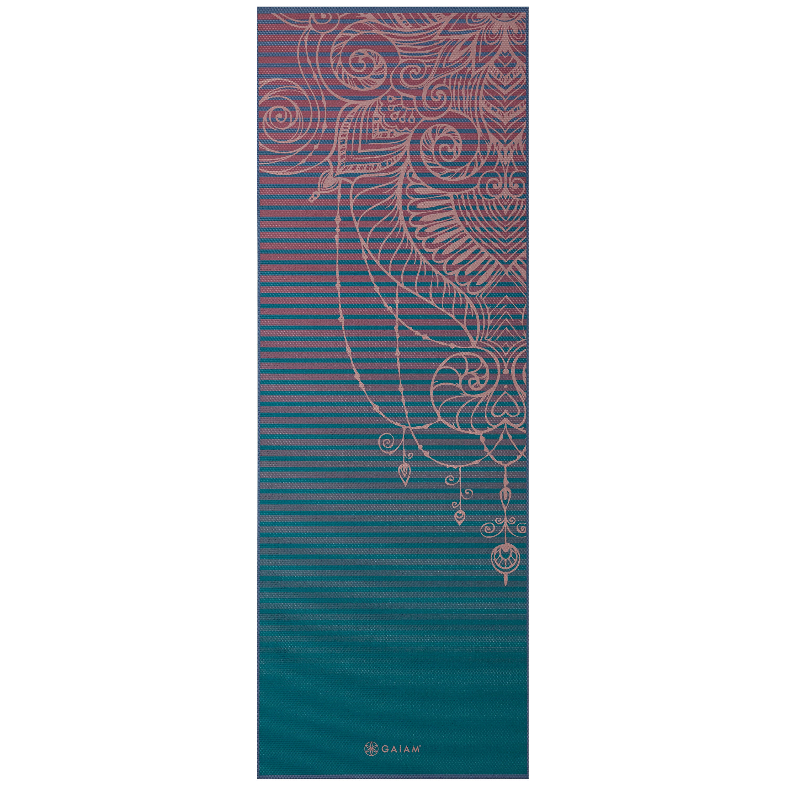 Premium Reversible Jade Salutation Yoga Mat (6mm)